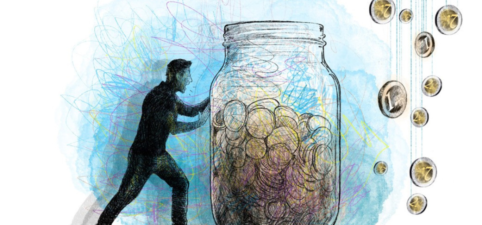 Geld in pot